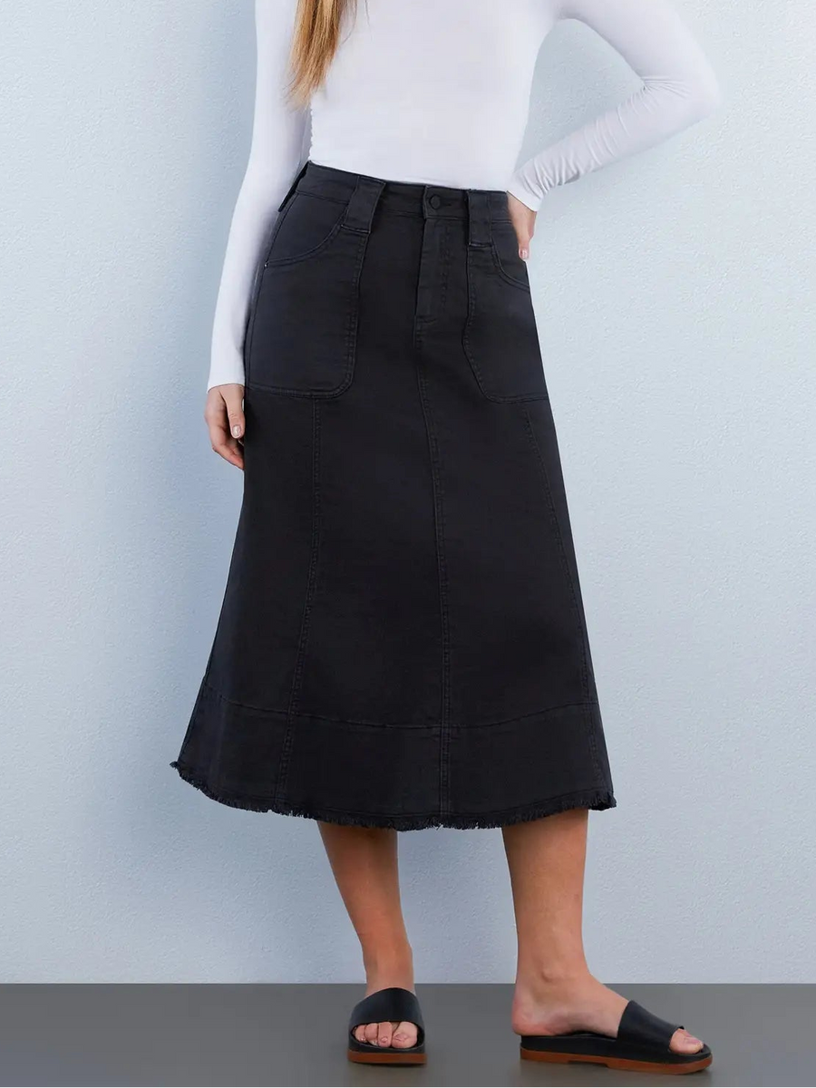 Wash Lab Patch Pocket Maxi Skirt – Sheek