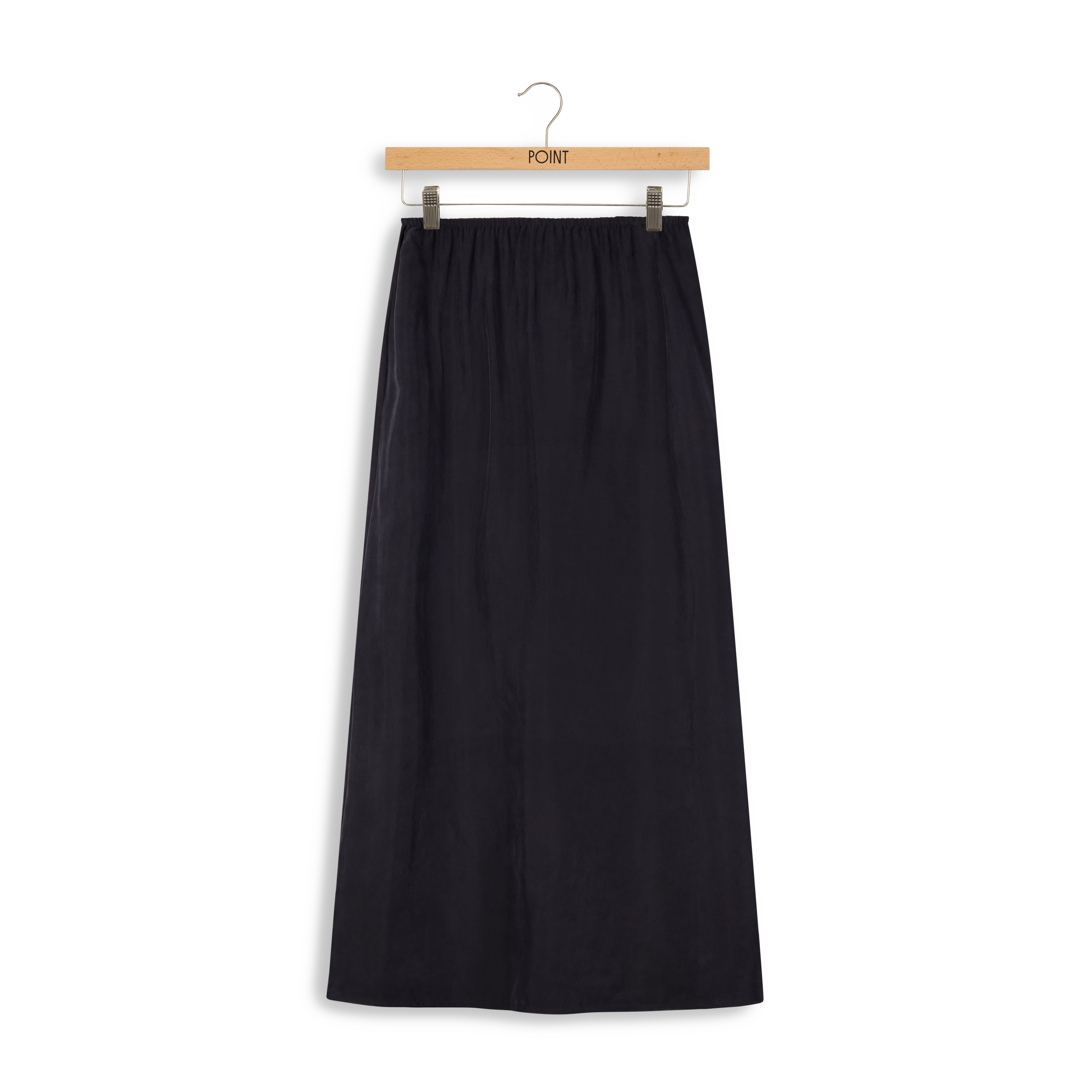 Point Sueded Aline Slip Skirt