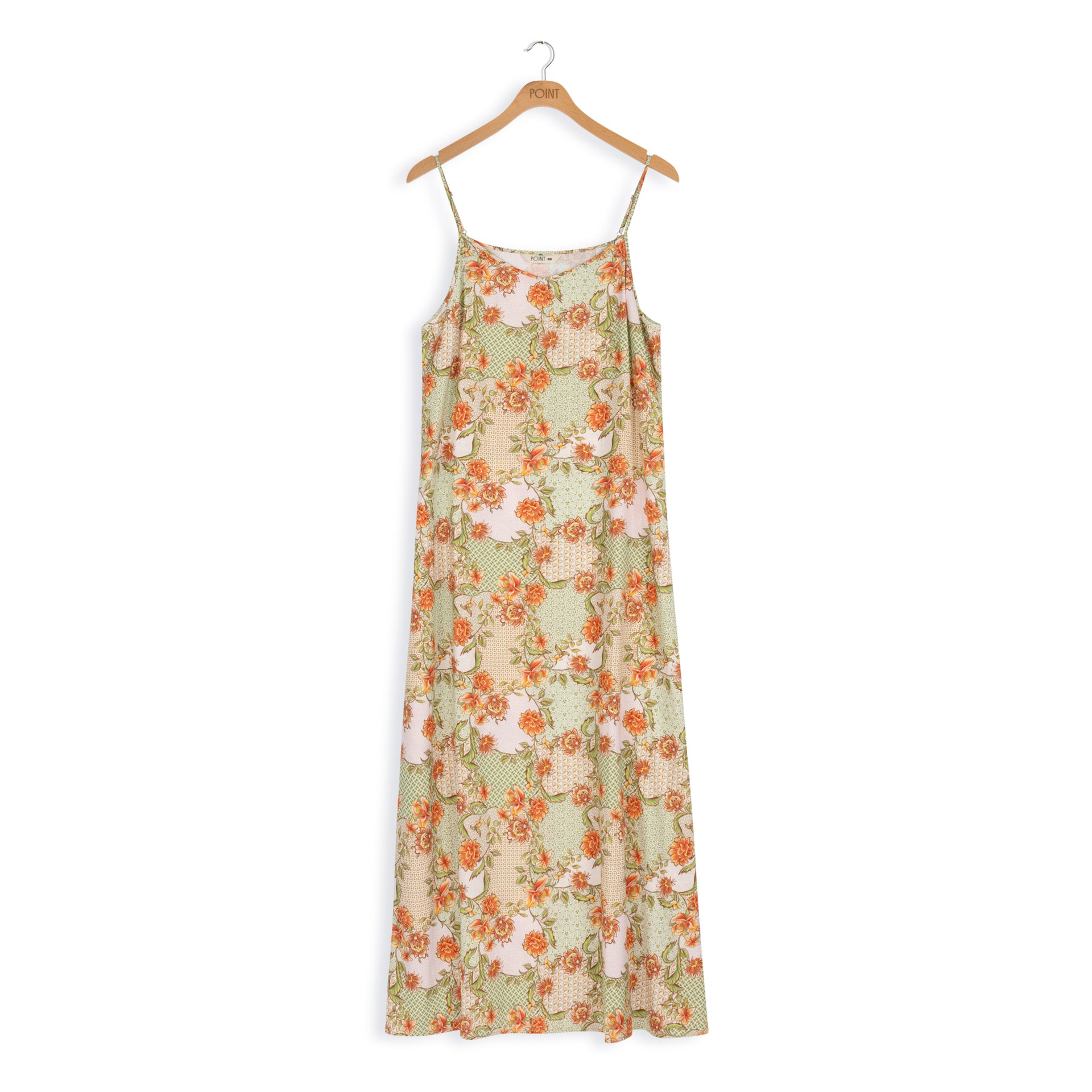 Point Linen Slip Dress  Sheek