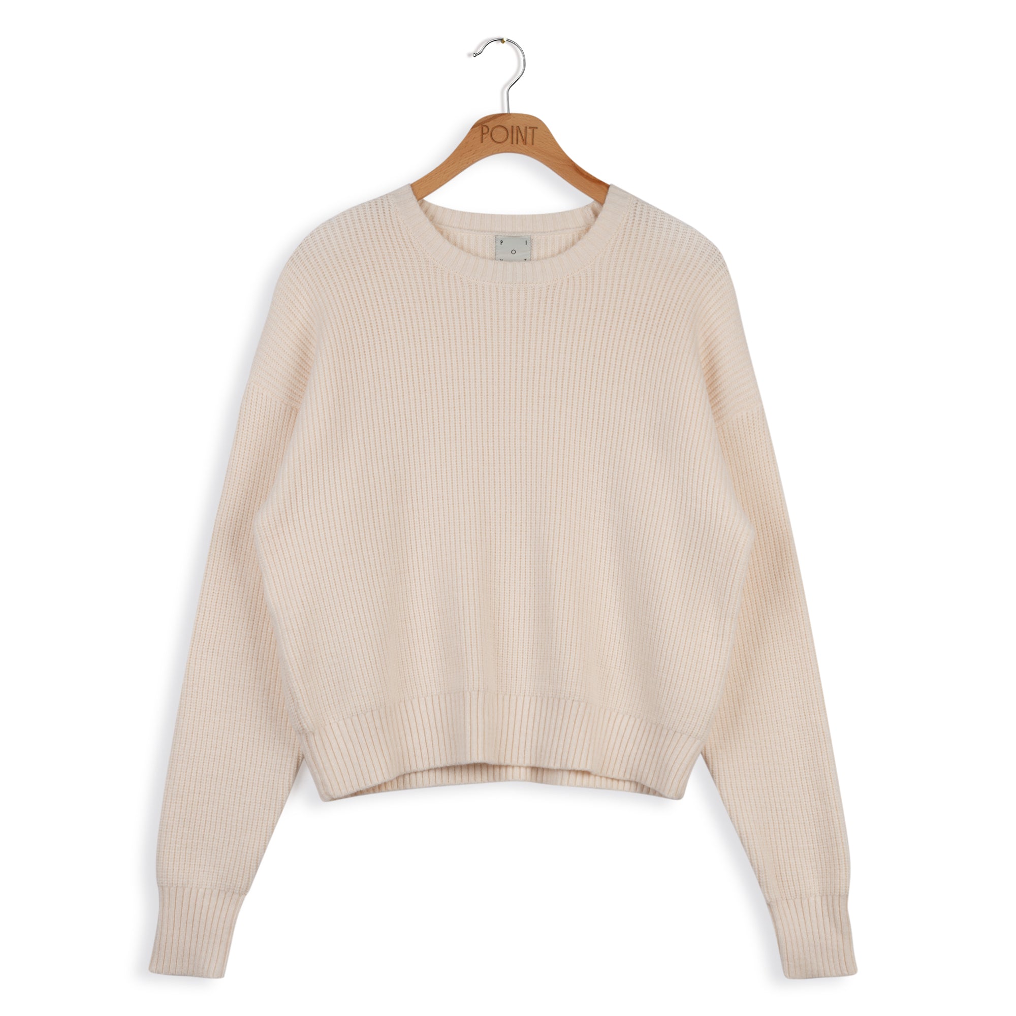 Point Chunky Crew Sweater