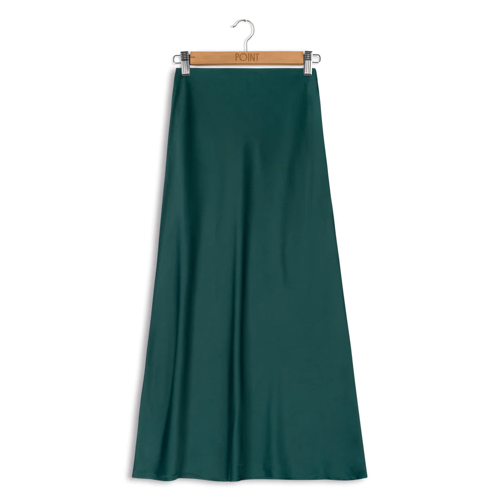 Point Maxi Slip Skirt