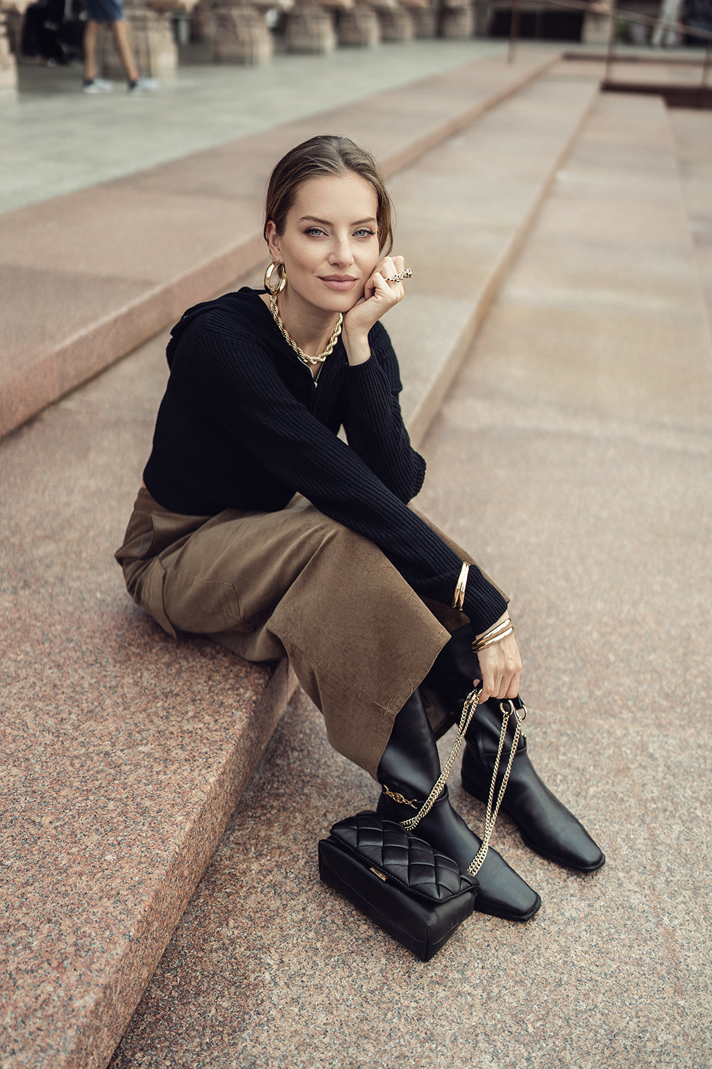 SALE 売れ筋商品|||Bliss Bunch　ブリスバンチ　綿ナイロンウール　ドットインターシャベスト　（TOP MOCHA×NAVY/TOP CHARCOAL×BLACK/TOP NAVY×T/GRAY） Bliss bunch SALE Bunch ブリスバンチ 綿ナイロンウール ドット