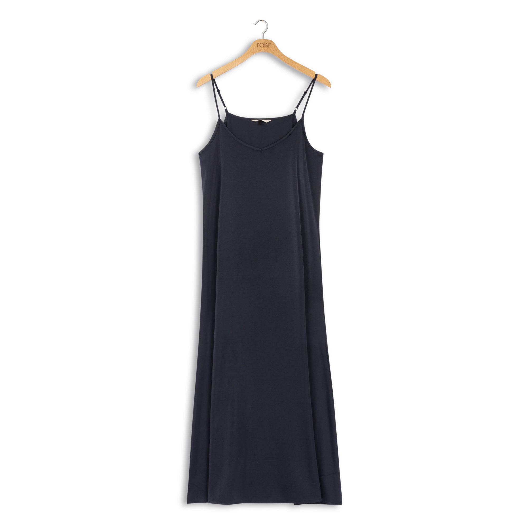 point satin maxi dress Point satin column dress