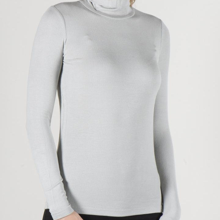 Point Relaxed Fabric Turtleneck
