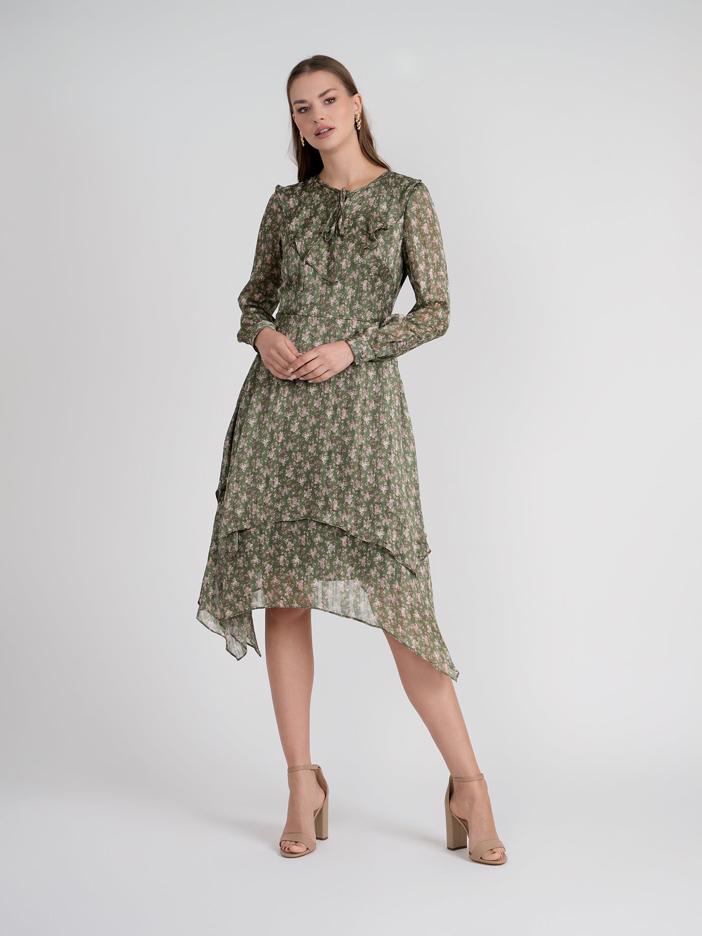 Rose Gold Side Dip Dress Sheek Rose Gold Side Dip Dress Sheek