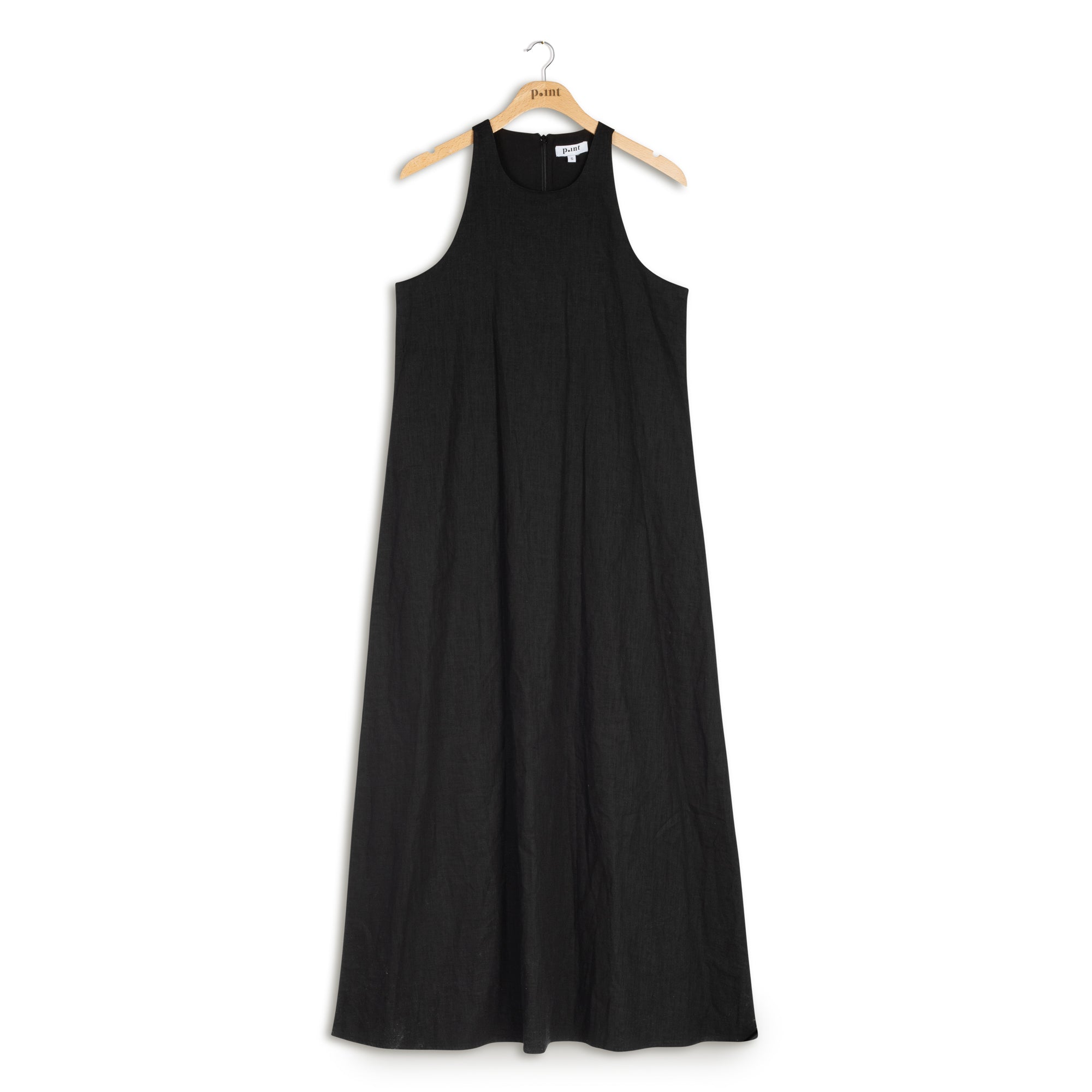 Point Linen Maxi Dress – Sheek