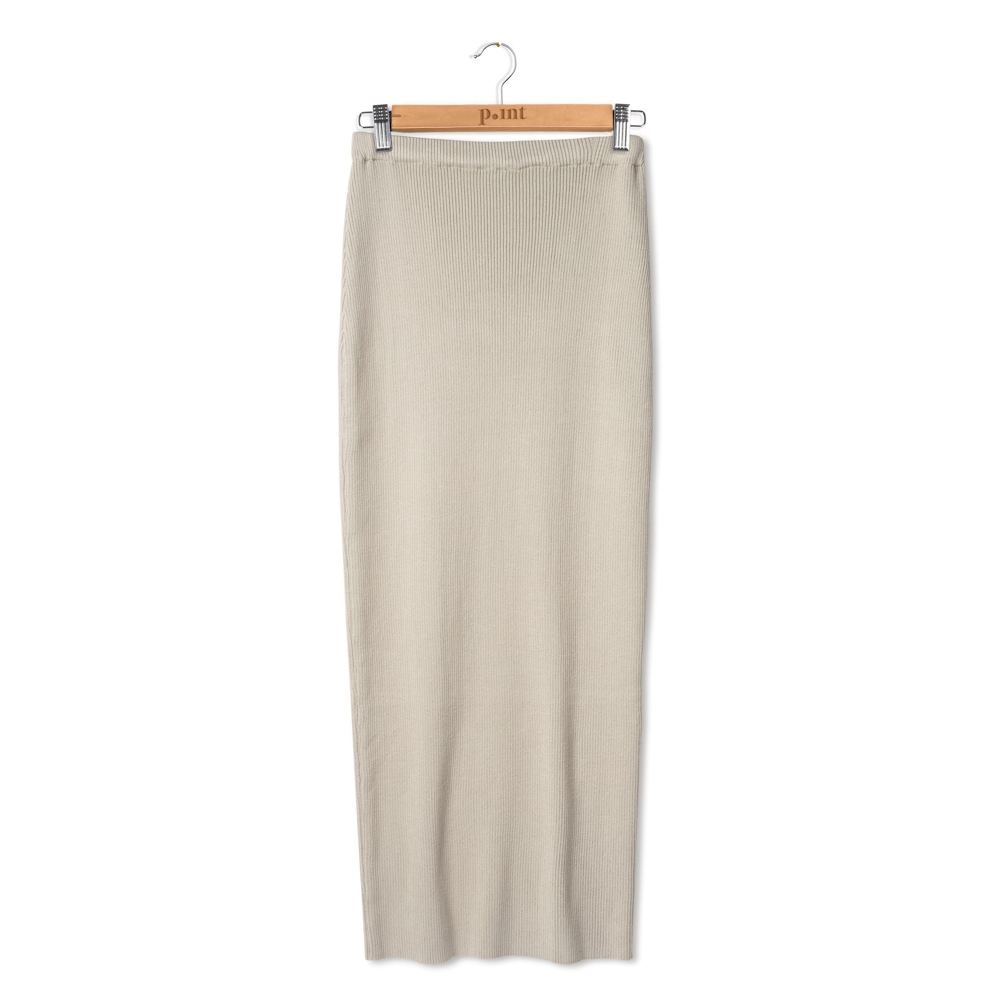 Point Cable Maxi Skirt